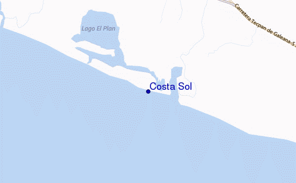 locatiekaart van Costa Sol