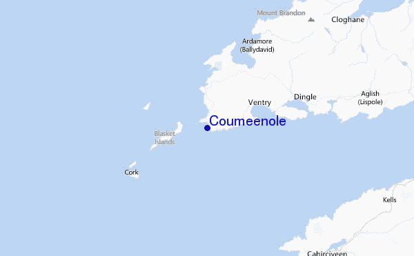 Coumeenole Location Map