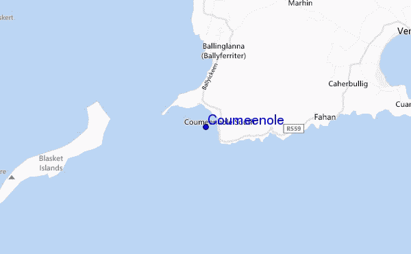 locatiekaart van Coumeenole