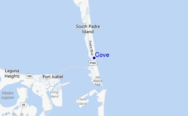 locatiekaart van Cove