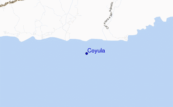 locatiekaart van Coyula