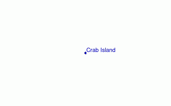 locatiekaart van Crab Island