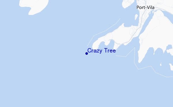 locatiekaart van Crazy Tree