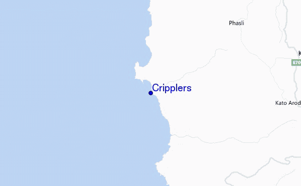 locatiekaart van Cripplers