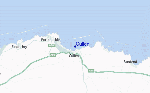 locatiekaart van Cullen