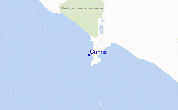 locatiekaart van Cunns
