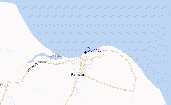 locatiekaart van Curral
