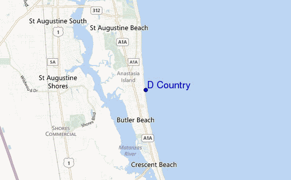 locatiekaart van D Country