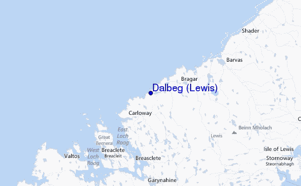 Dalbeg (Lewis) Location Map
