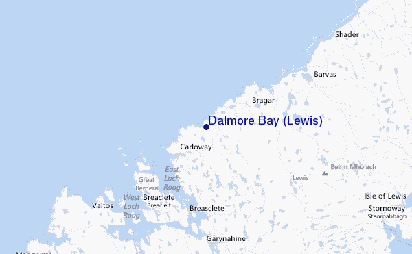 Dalmore Bay (Lewis) Location Map