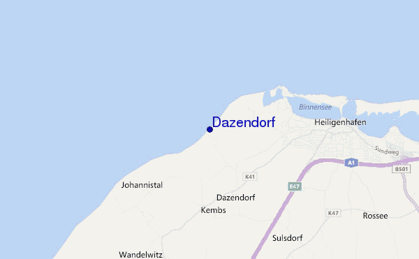 locatiekaart van Dazendorf