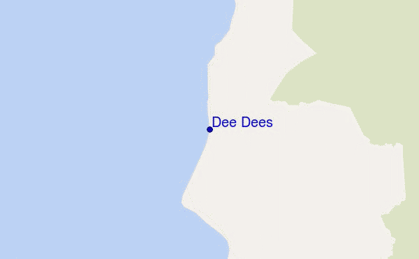 locatiekaart van Dee Dees