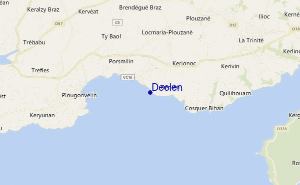 locatiekaart van Deolen