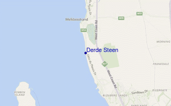 locatiekaart van Derde Steen