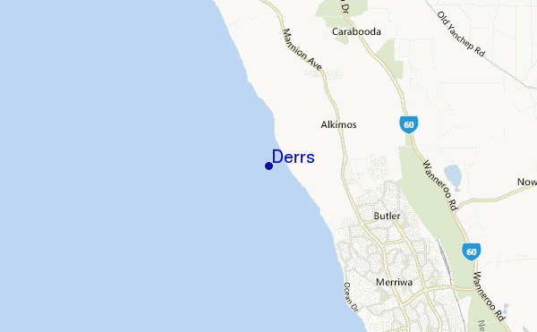 locatiekaart van Derrs