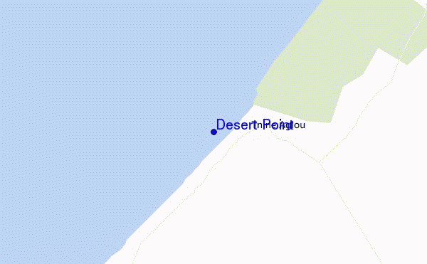 locatiekaart van Desert Point