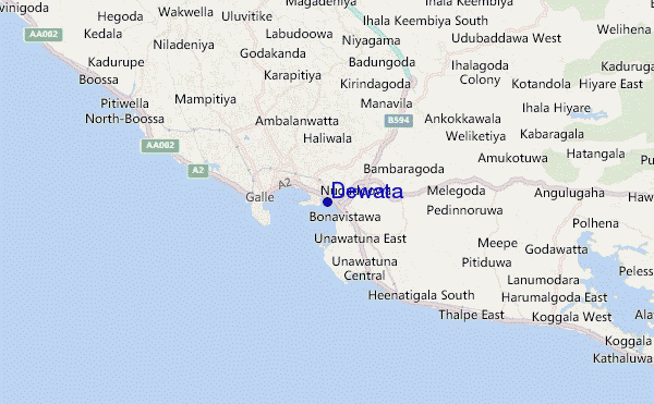 locatiekaart van Dewata