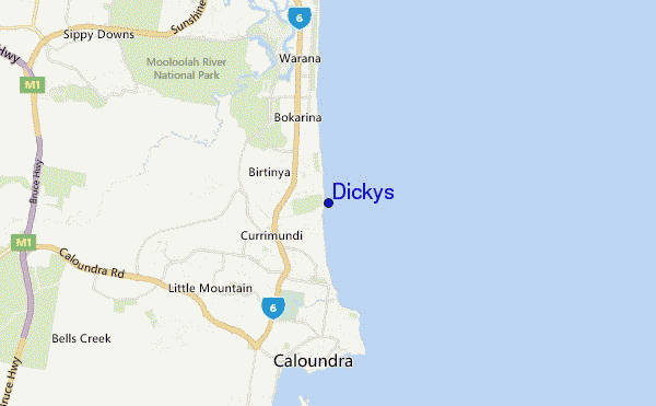 locatiekaart van Dickys