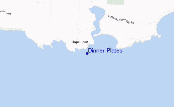 locatiekaart van Dinner Plates