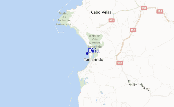 locatiekaart van Diria