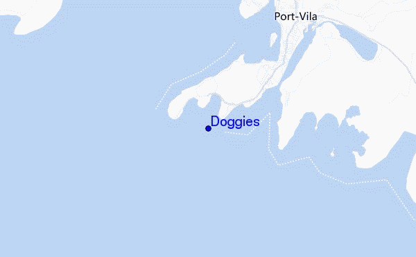 locatiekaart van Doggies