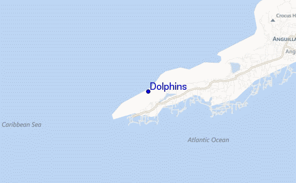 locatiekaart van Dolphins