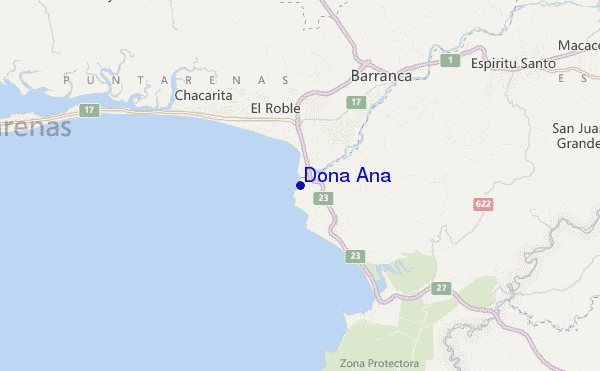 locatiekaart van Dona Ana