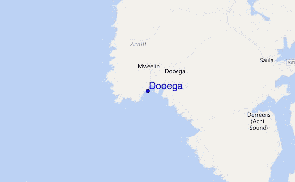 locatiekaart van Dooega