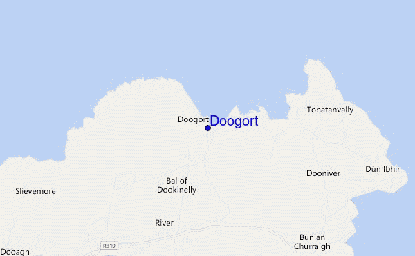 locatiekaart van Doogort