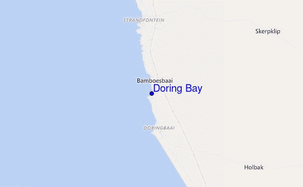 locatiekaart van Doring Bay