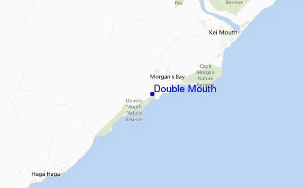 locatiekaart van Double Mouth