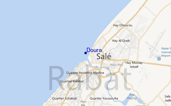 locatiekaart van Doura