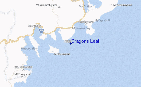 locatiekaart van Dragons Leaf