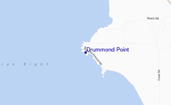 locatiekaart van Drummond Point