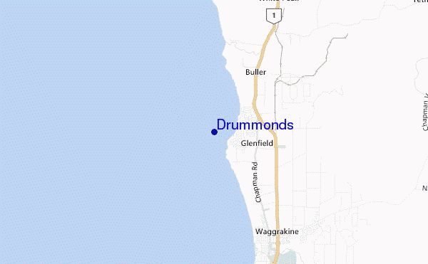 locatiekaart van Drummonds