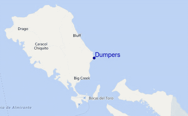 locatiekaart van Dumpers