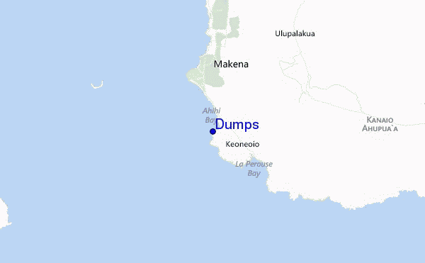 locatiekaart van Dumps