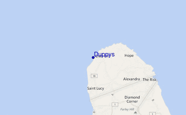 locatiekaart van Duppys