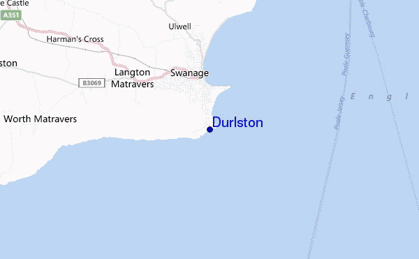 locatiekaart van Durlston