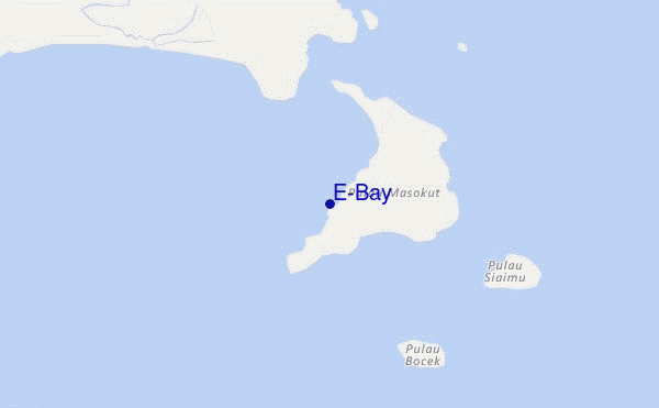 locatiekaart van E-Bay
