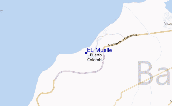 locatiekaart van EL Muelle