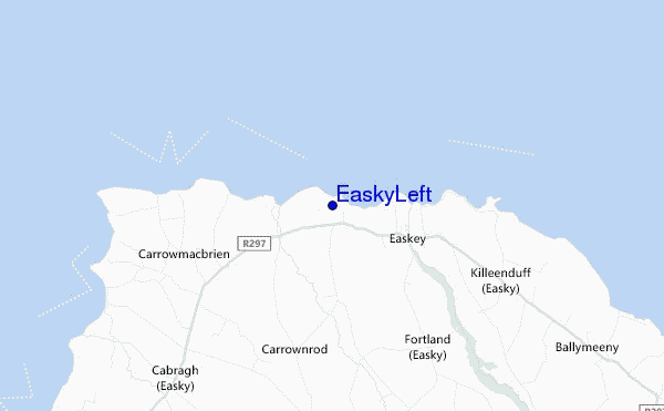 locatiekaart van Easky Left