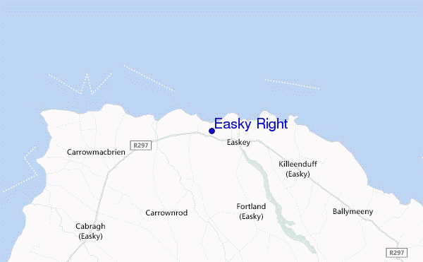 locatiekaart van Easky Right