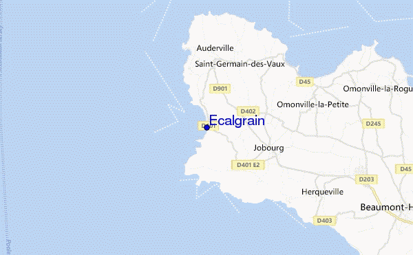 locatiekaart van Ecalgrain