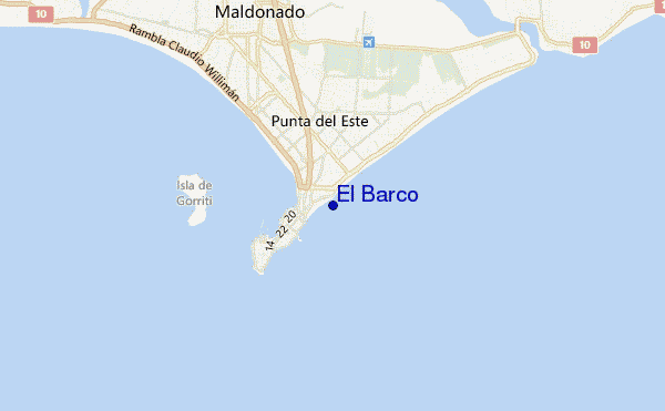 locatiekaart van El Barco