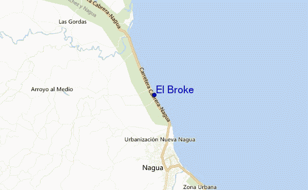 locatiekaart van El Broke