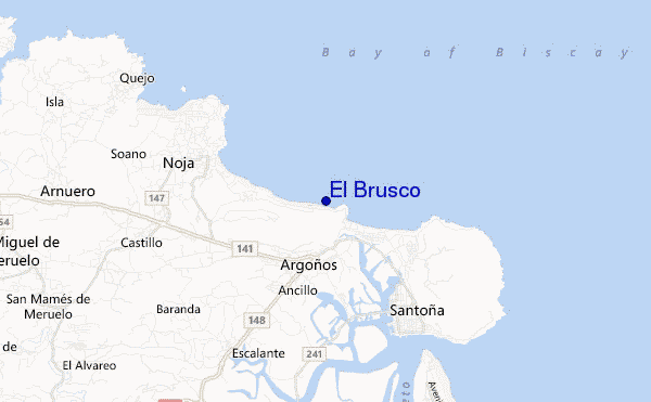 locatiekaart van El Brusco