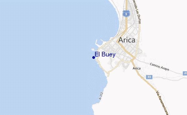 locatiekaart van El Buey