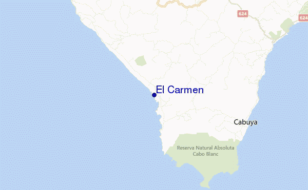 locatiekaart van El Carmen