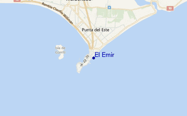 locatiekaart van El Emir